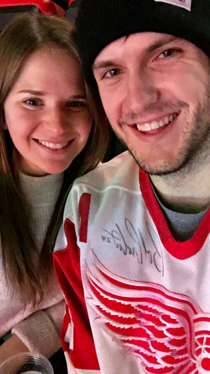 First Red Wings game together