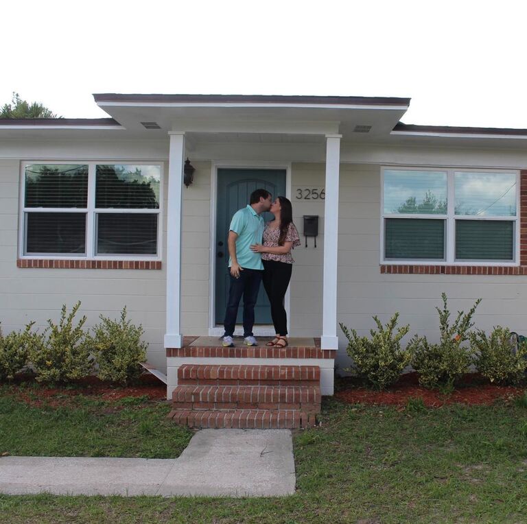 We bought our first house together!