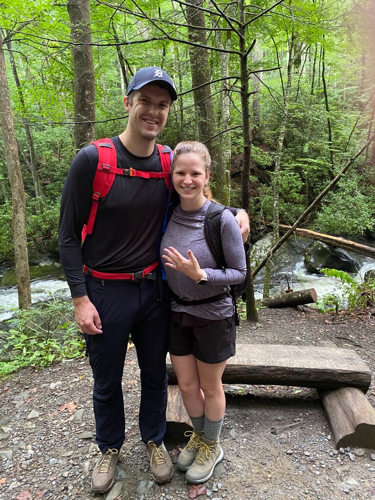 Engaged in the Smoky Mountains