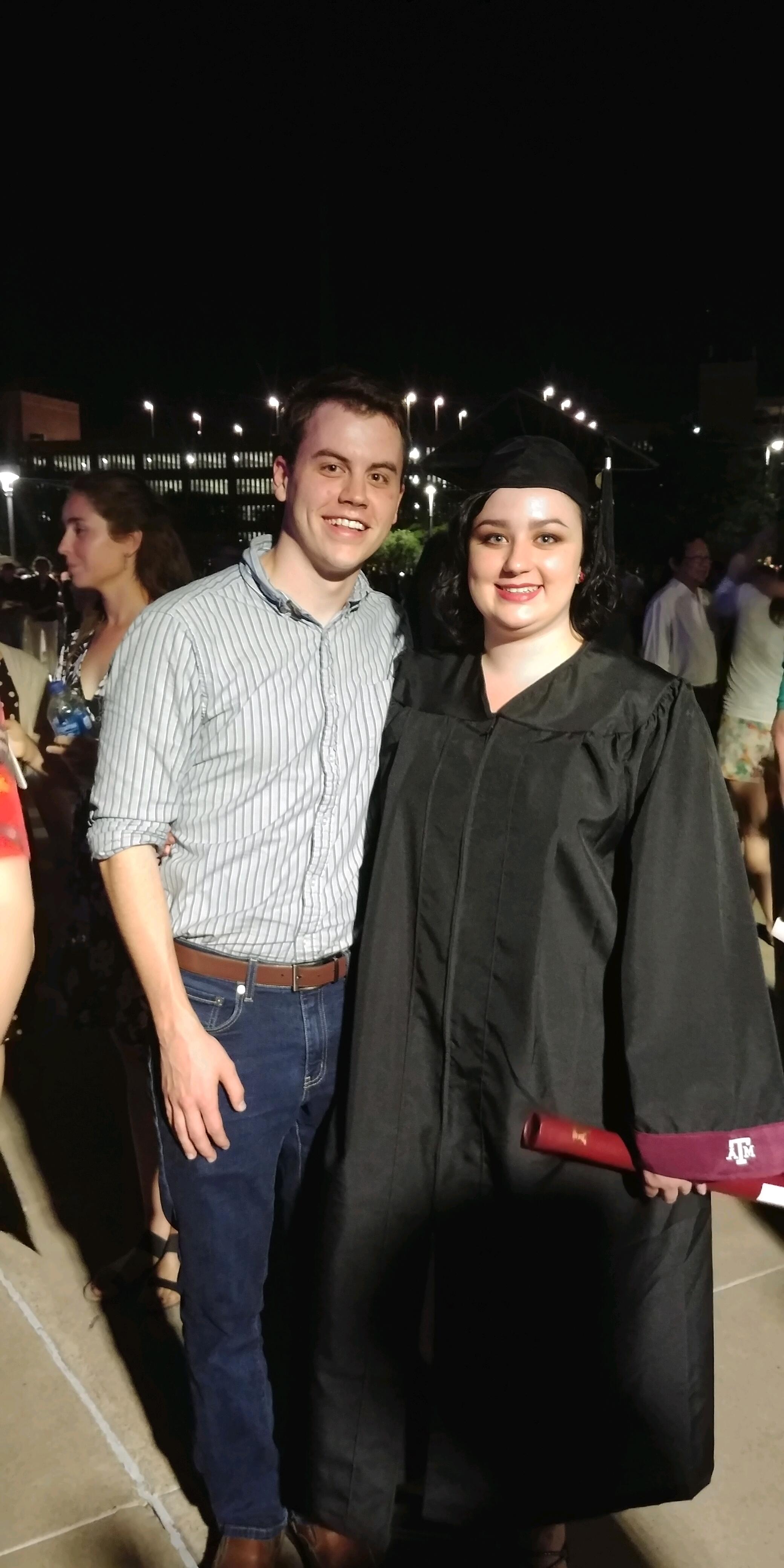 Megan graduates from A&M and joins Boyce in Austin