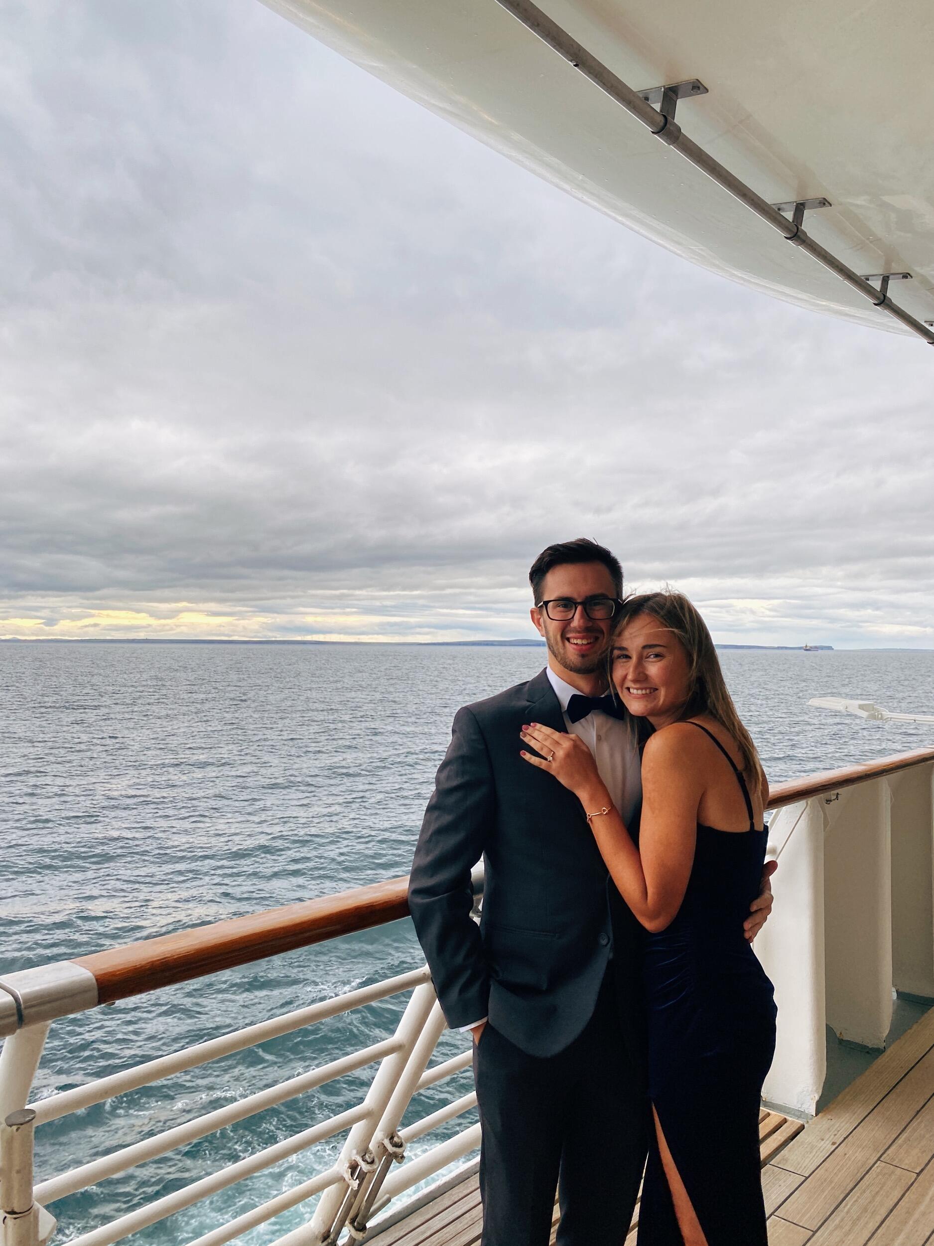 Emily and Jacobs first cruise together in Europe with the Klarkes