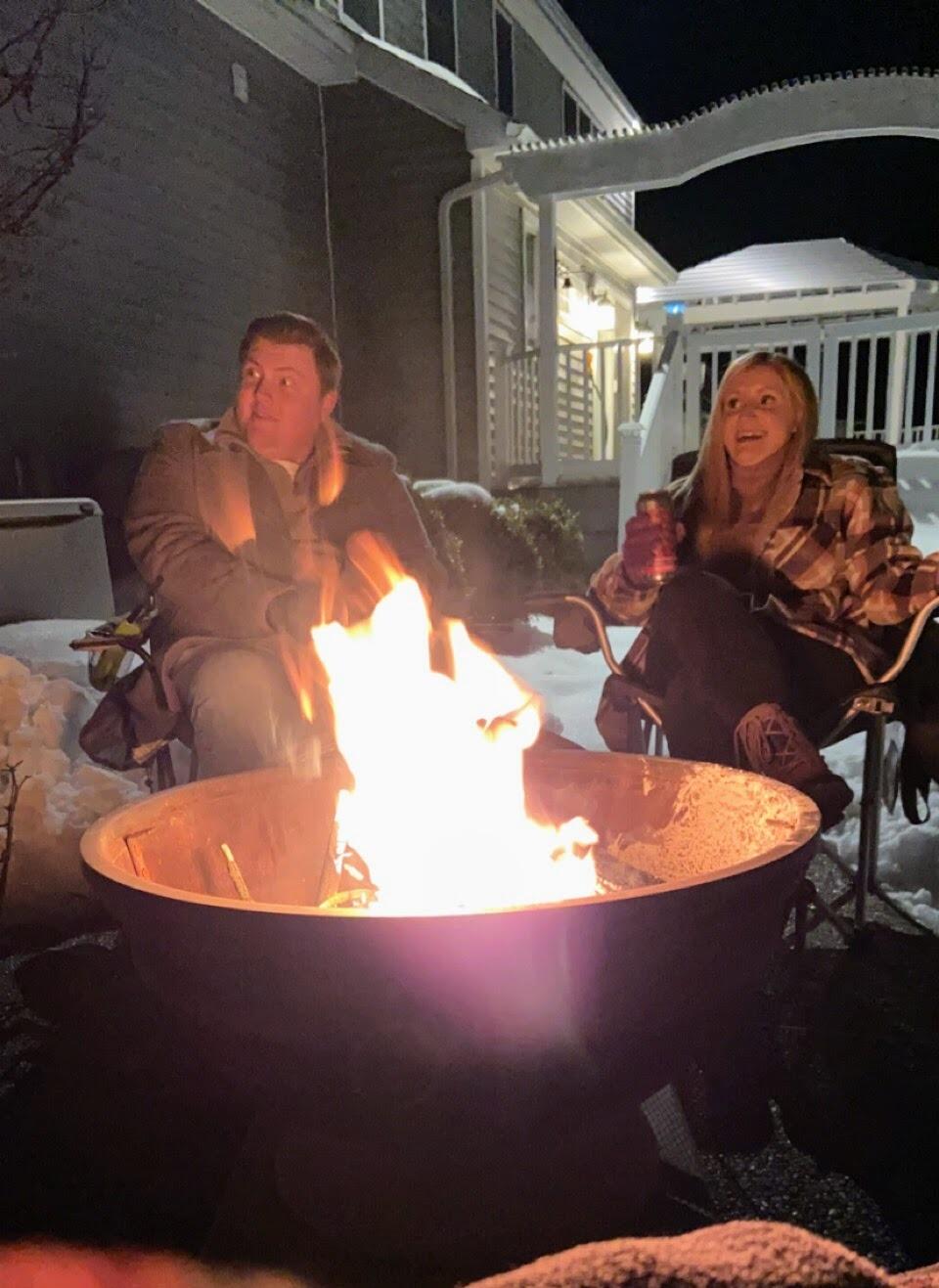 When we first started dating we spent many nights outside like this one
