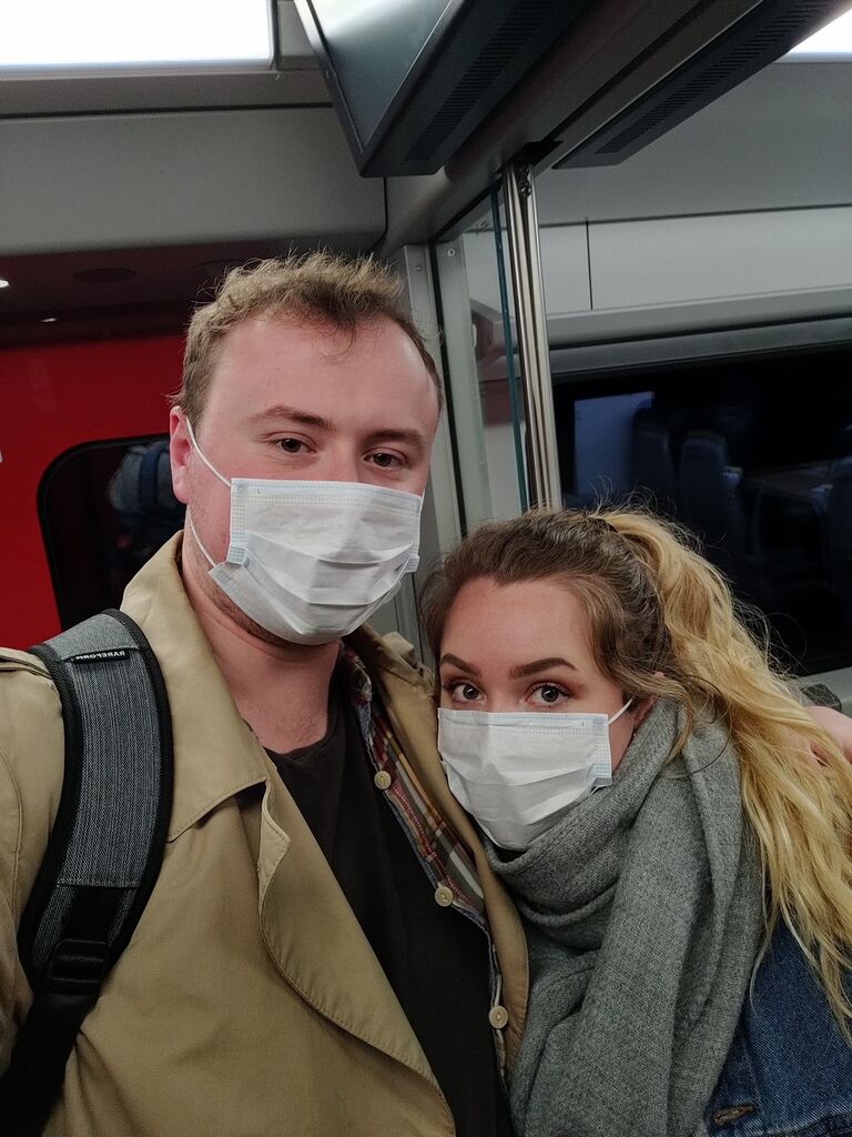 Around a month and a half later, the pandemic struck. It was during this time that Adam learned how to eat Naomi's cooking without complaining.