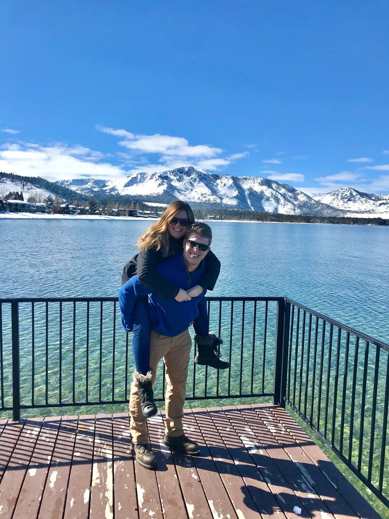 While you are at our wedding, take the opportunity to get your own Christmas-Card-Quality picture on a gorgeous Lake Tahoe pier.