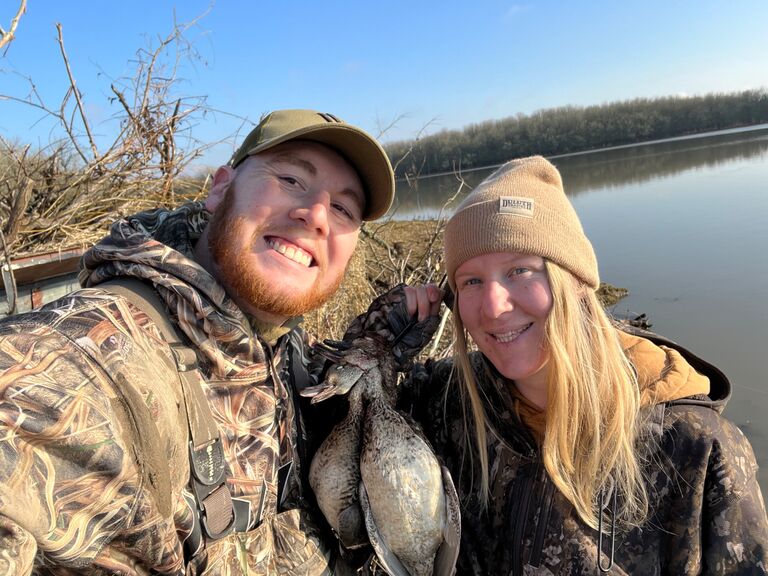 Sav's first time duck hunting!