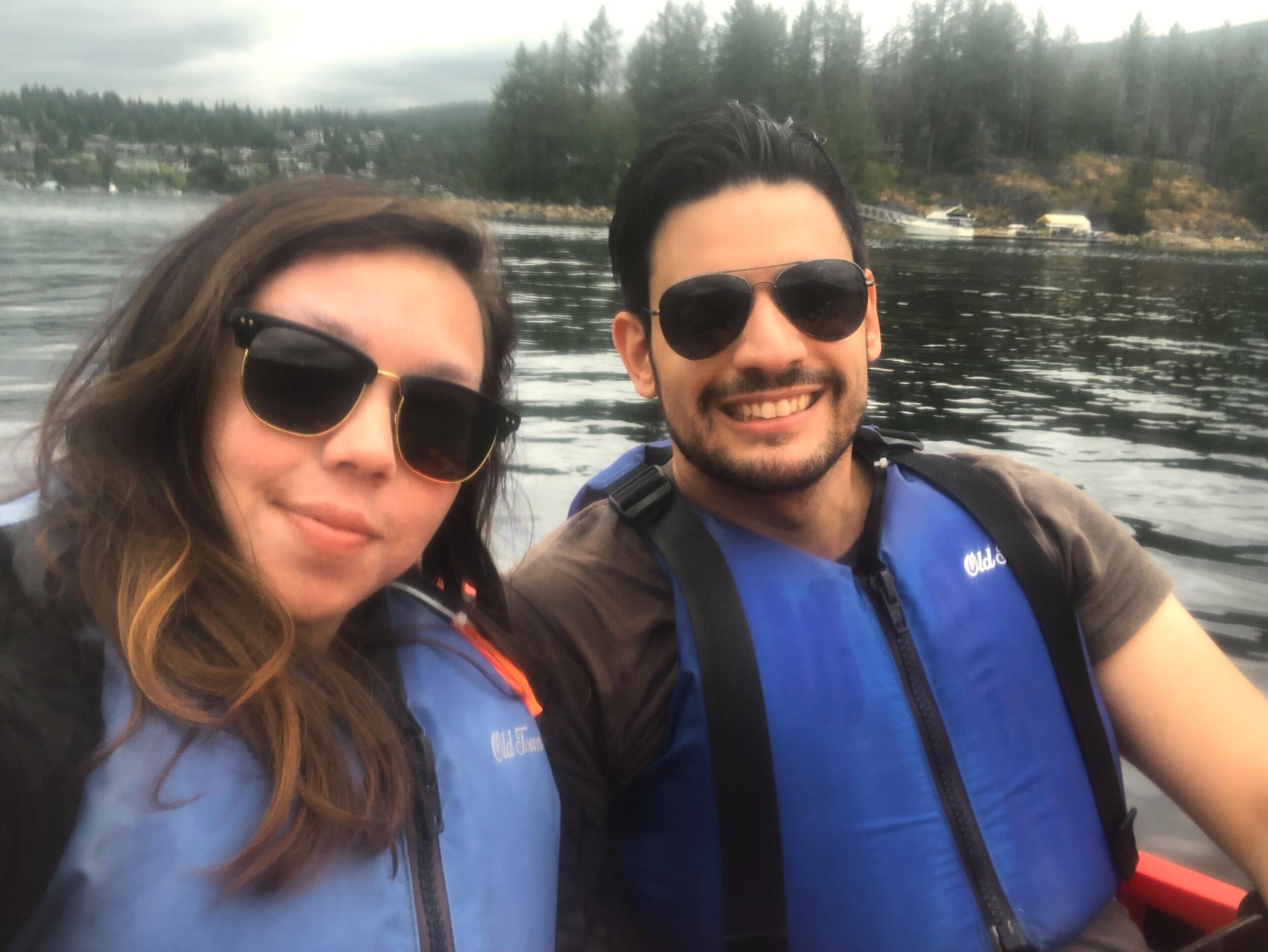 Tori & Anesty's kayaking adventures on the west coast