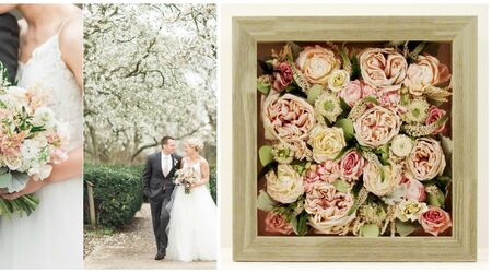 A Bride On A Budget: DIY Wedding Flowers Shadowbox