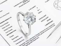 Diamond engagement ring and wedding band
