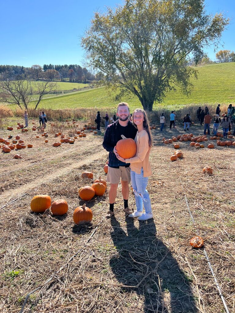 We continued our annual pumpkin patch date at Sinkland Farms!