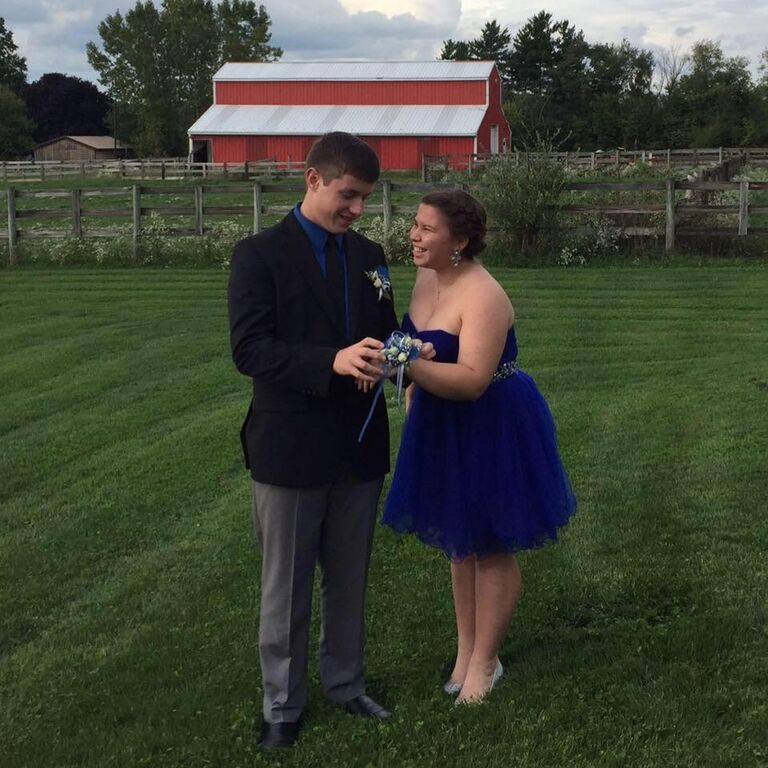 Our first homecoming dance together