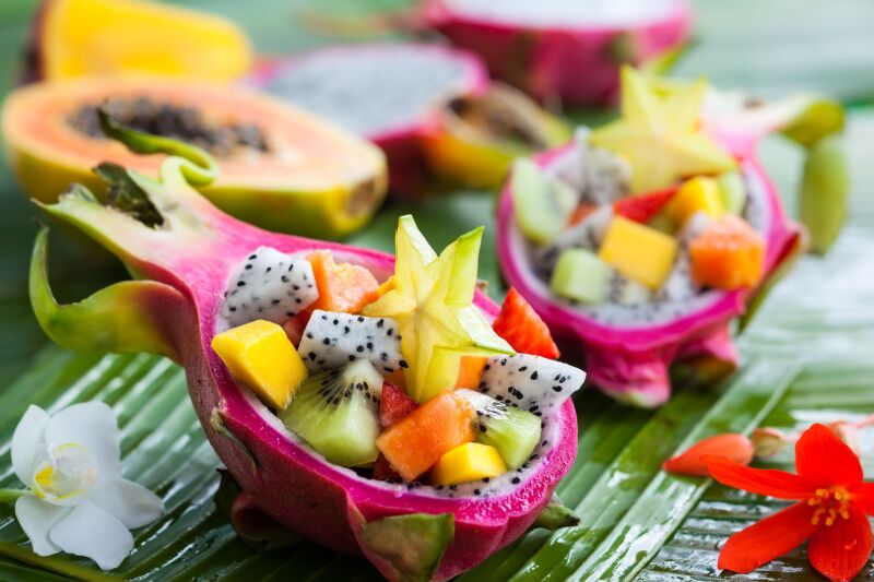 Exotic fruit Tropical Theme Party Ideas