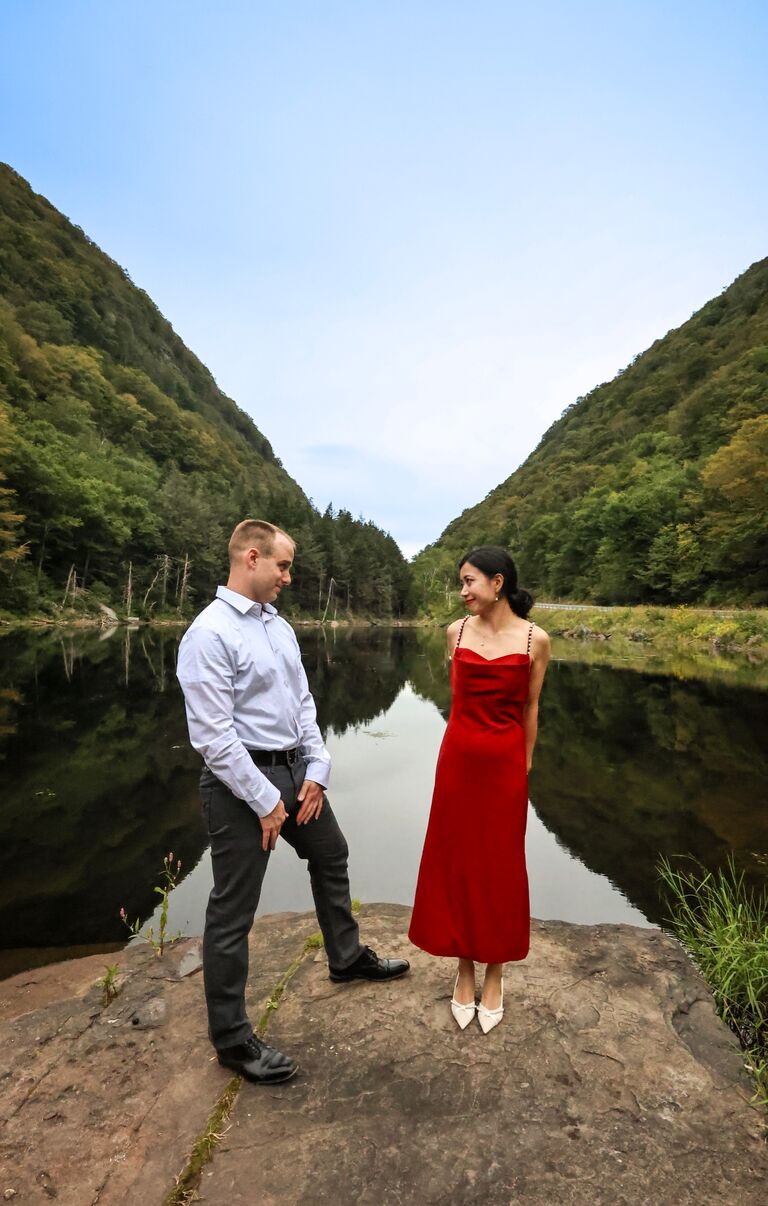 Engagement photo shooting