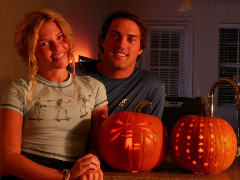 Our first Instagram official post. We spent way too much money on these Pumpkins and supplies.