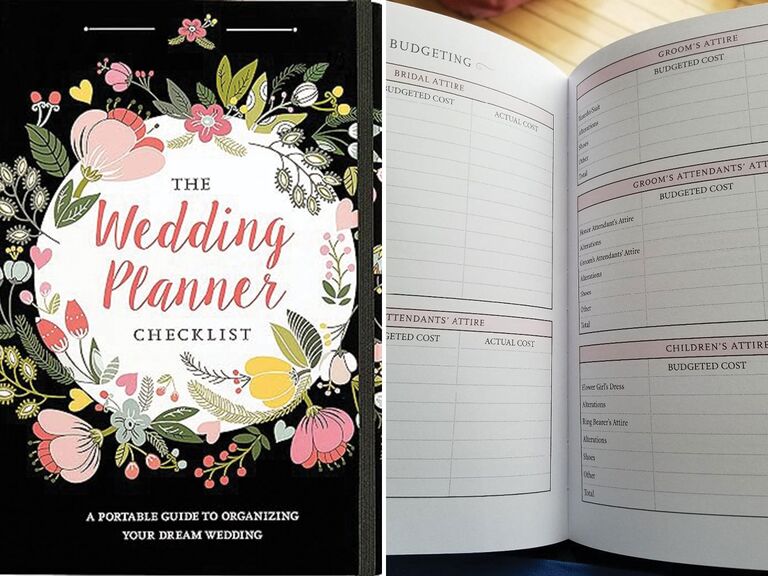 Wedding Planner Gift Set for the Bride to Be: 9x11 Hardcover Wedding  Planner and Organizer, Gift Box, Guest Book, Bookmark, Planning Stickers,  Business Card Holder, and Pocket Folders 