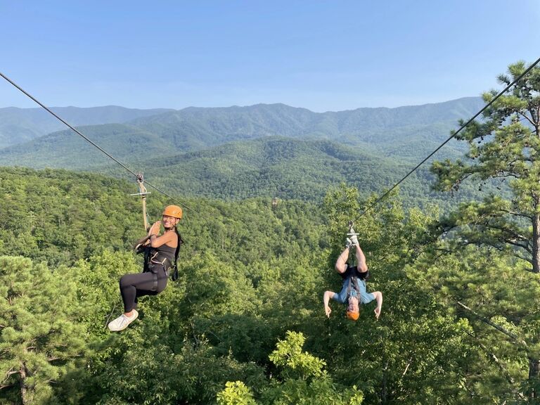 Ziplining in the Great Smoky Mountains