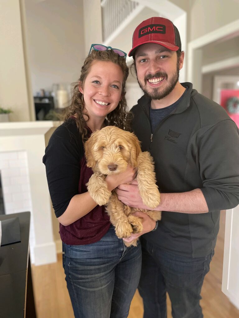 Since they have a lawn now.... Gotcha Day! Paul and Michaela grow their little family to three with WALL-E. Thanks for joining little nugget.