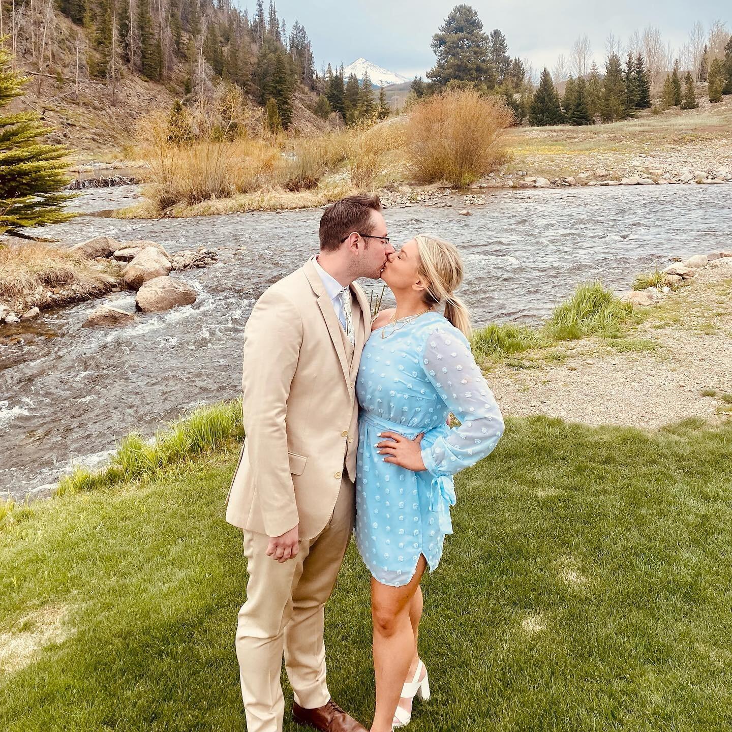 One of our first trips together was to Breckenridge, CO for our good friends wedding! Yes, we drove to and from Colorado and yes, we survived! 