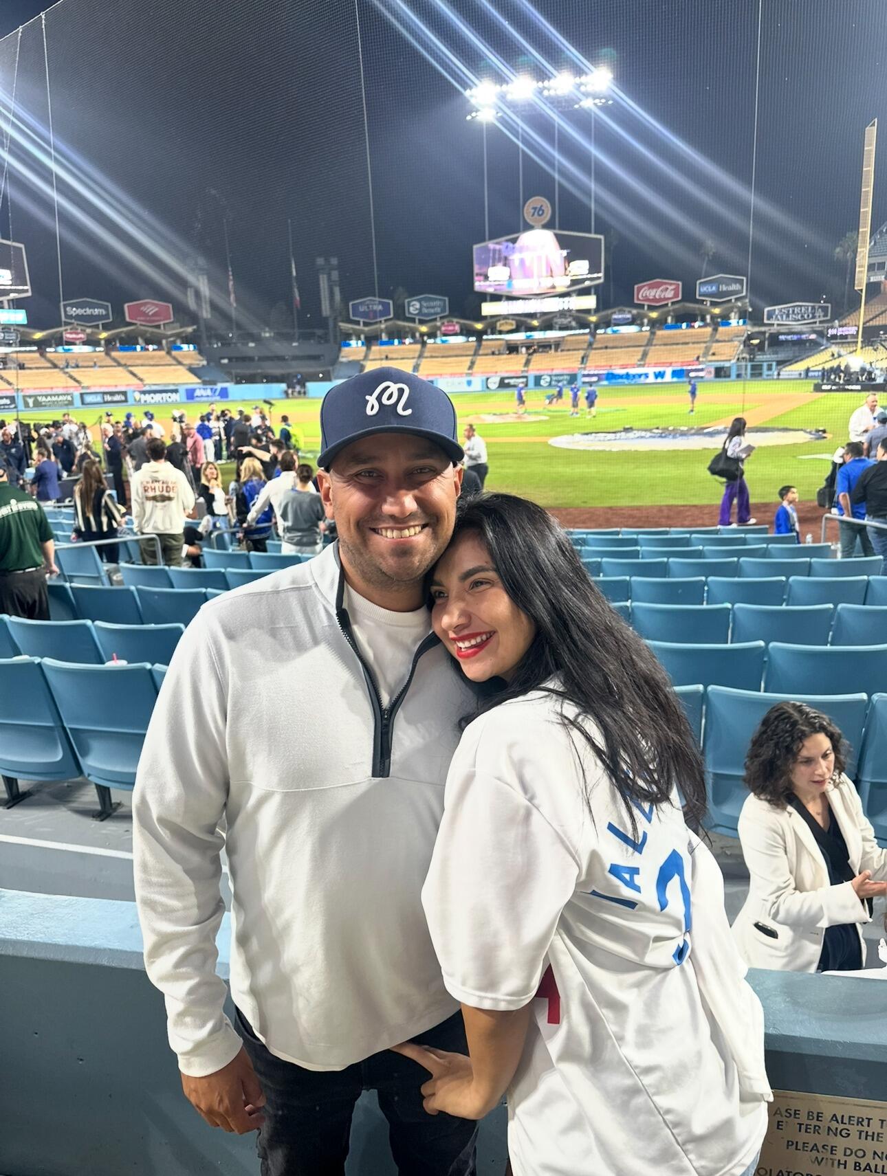 We were lucky to see the Los Angeles Dodgers for two of their World Series visits, Game 6 against the Trashtros in 2017 and again for Game 1 against the Yankees in 2024. AND WHAT A GAME!

Vince may not be a Dodger fan, but he still got to fanboy in front of his favorite baseball player, Derek Jeter.

#FreddieFreemanGrandSlam  

I C O N I C