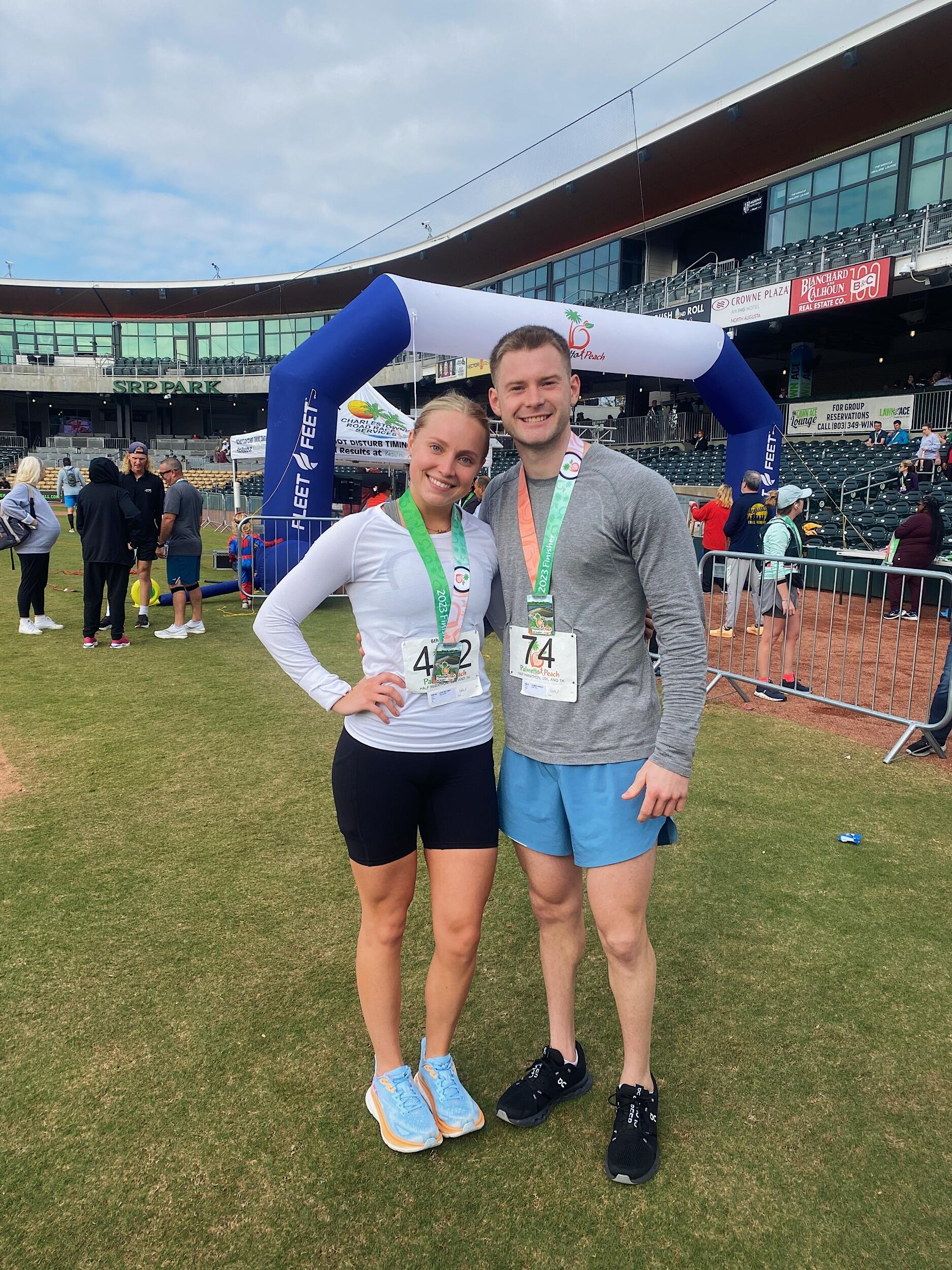 Ran a half marathon in North Augusta, SC