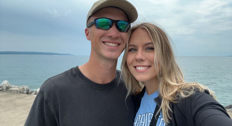 Enjoying life post-grad on a trip to Petoskey