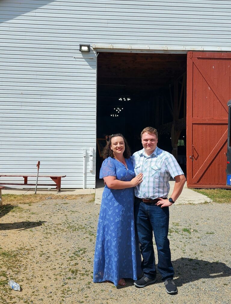Attending Morgan's sister's wedding
