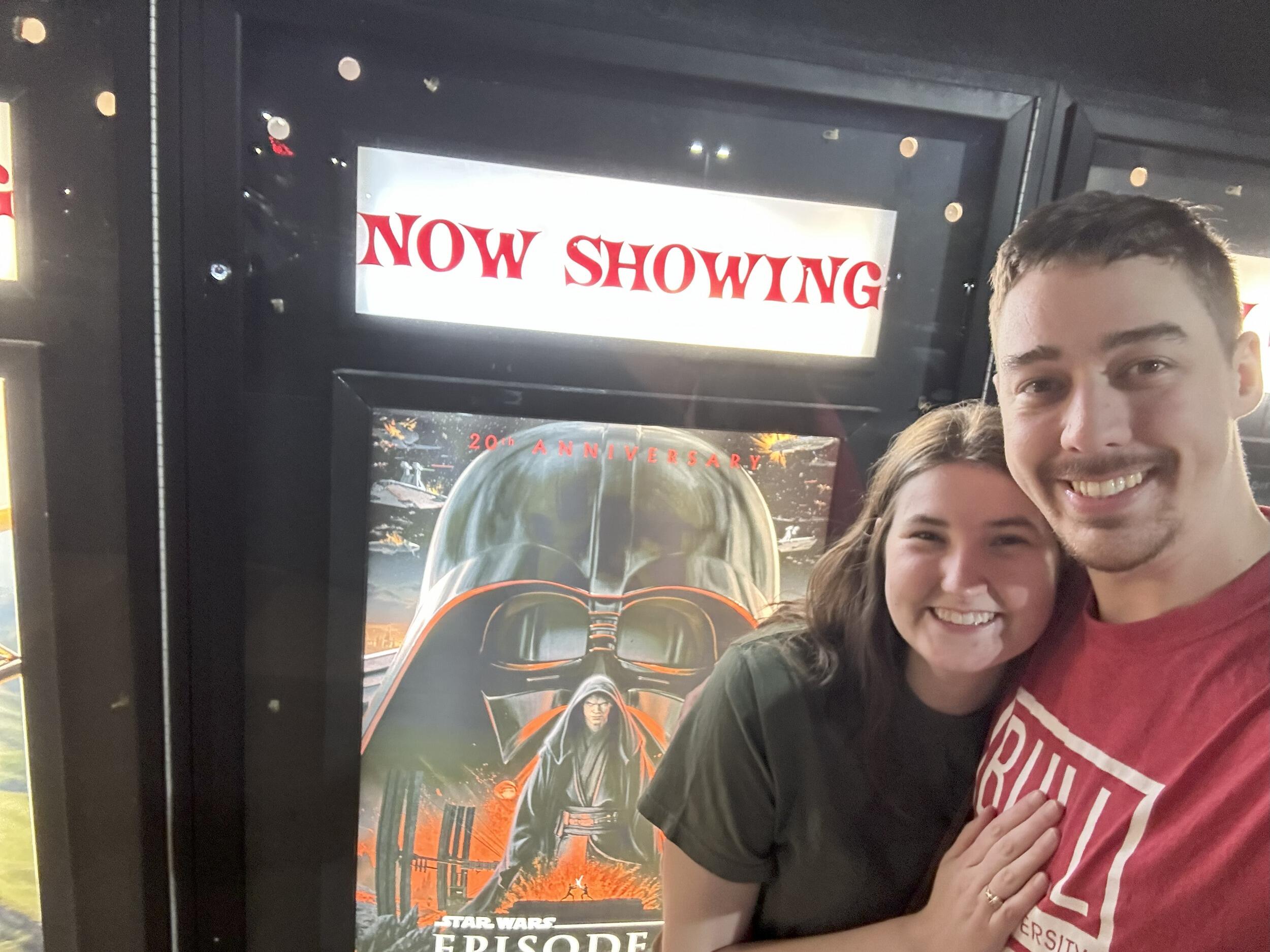 Movie date to see one of Seth's favorites!