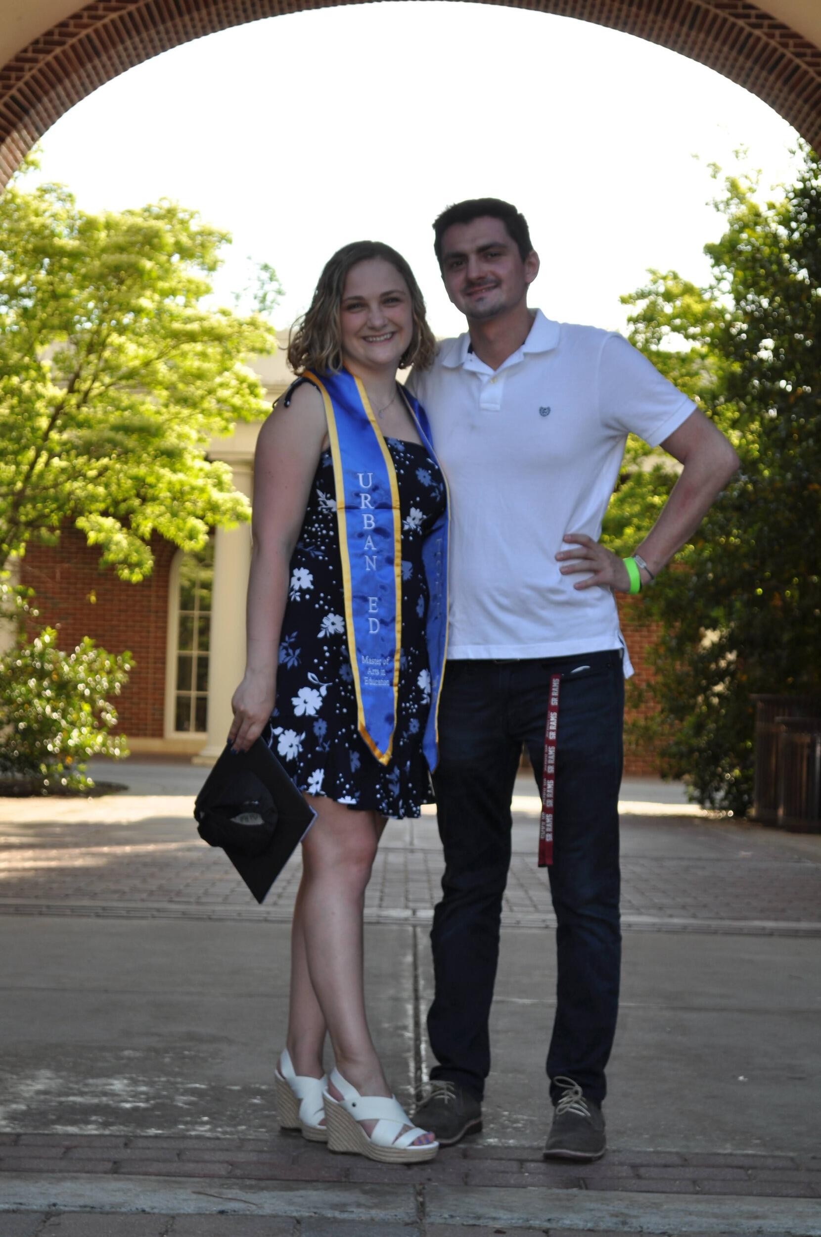 Jenna graduated...again, this time with her Masters