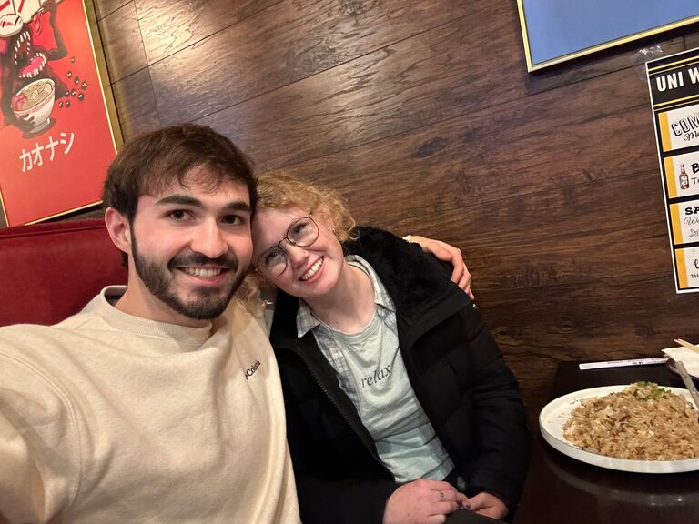 Our first official date of bowling and dinner.