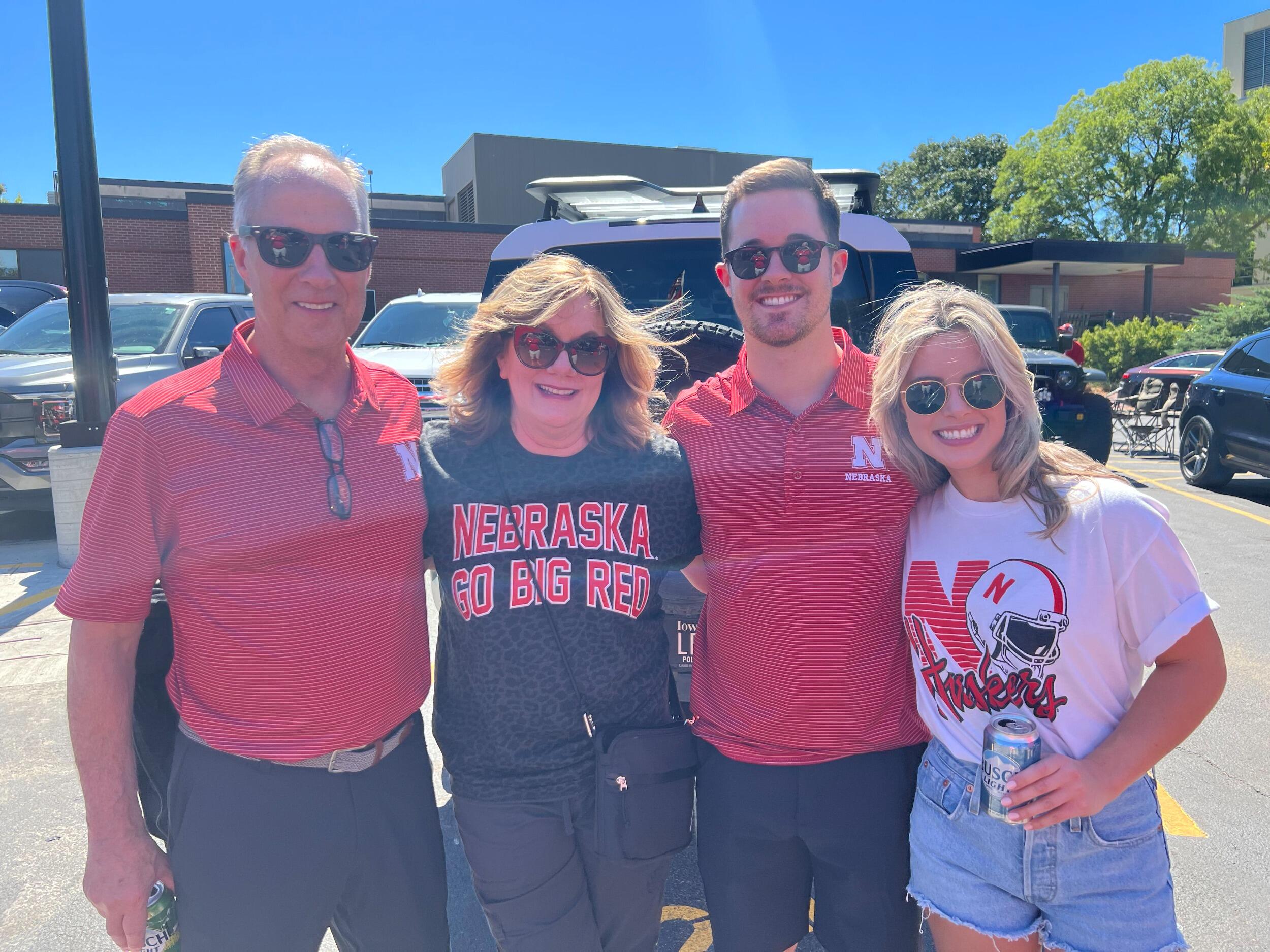 Gina's First Huskers Game