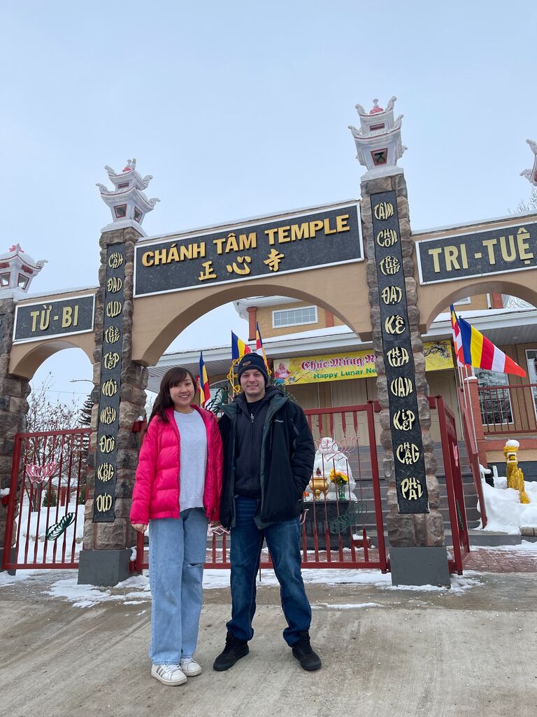 First time in temple for Lunar New Year