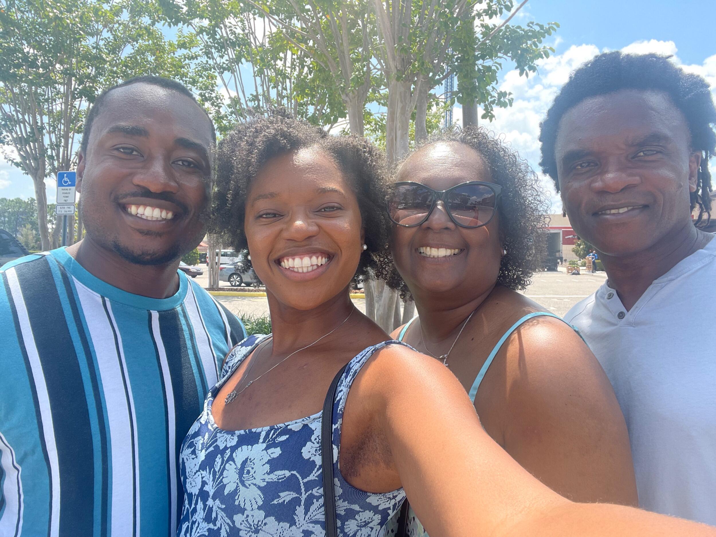 First selfie with the Henry's on the weekend of Alyx's baptism in Tampa at Living Faith Bible Fellowship.