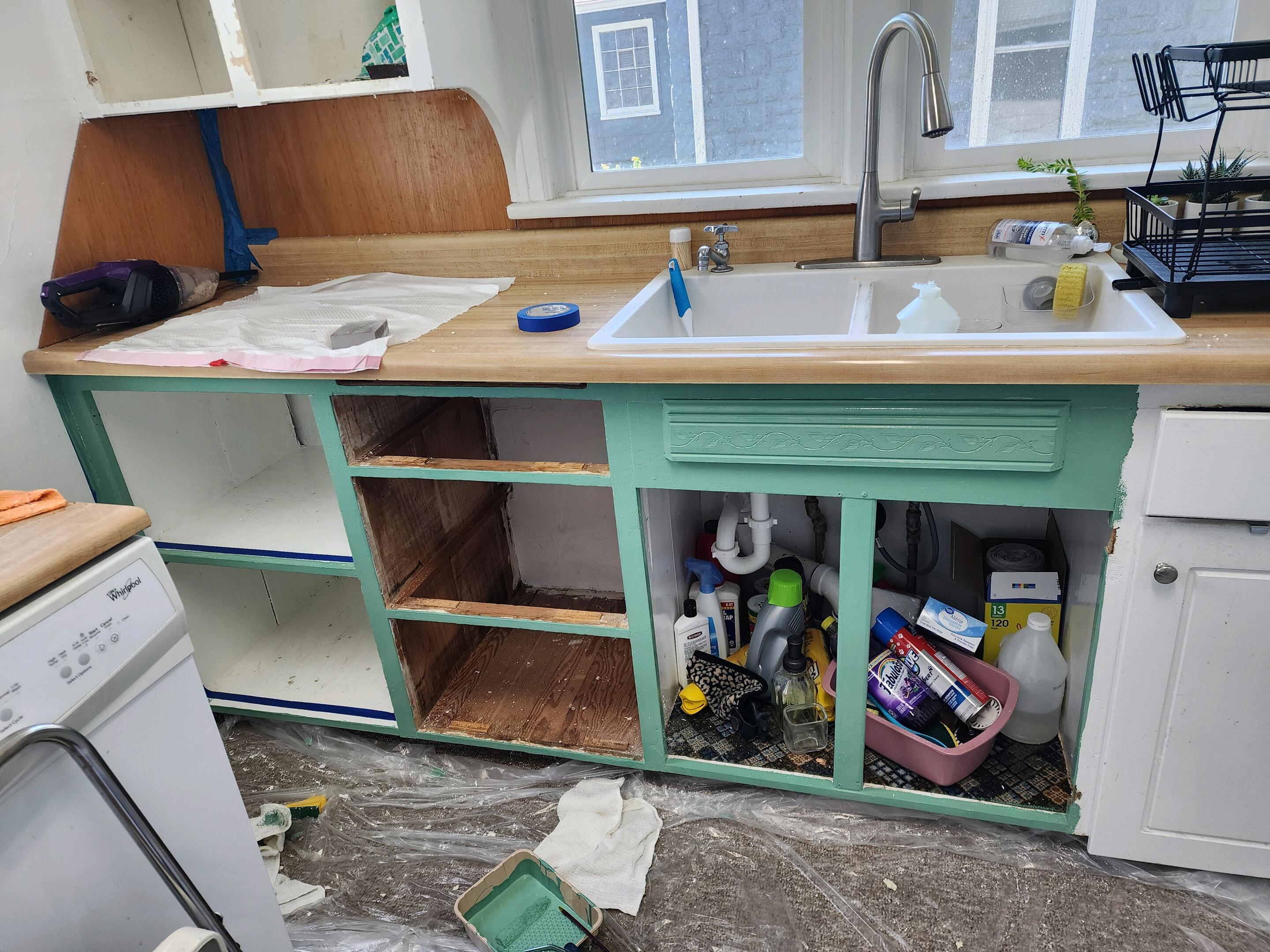 First home renovation project together where Hunter trusted Ash's home design expertise (Hey, at least he didn't hate it like he thought he would!)
