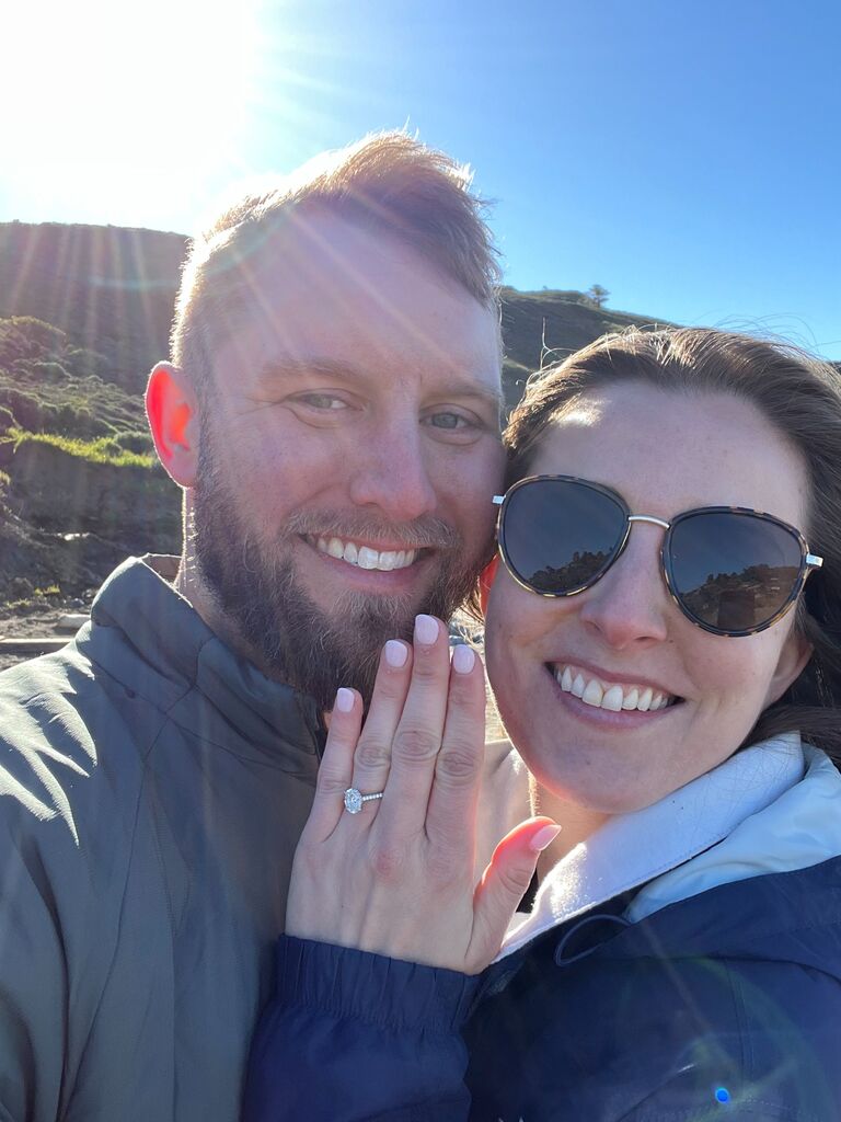 You took me back to the west coast to propose on Muir Beach 