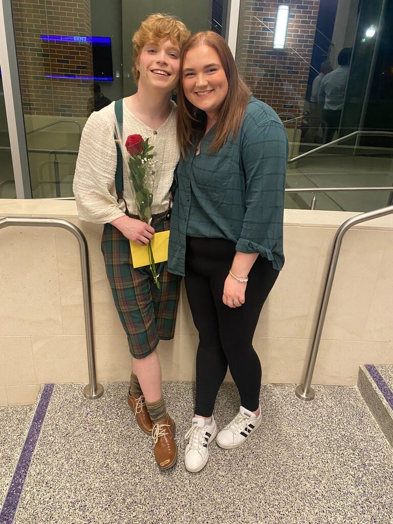 So much of our college experience has been supporting each other in each others shows, concerts, and projects. 