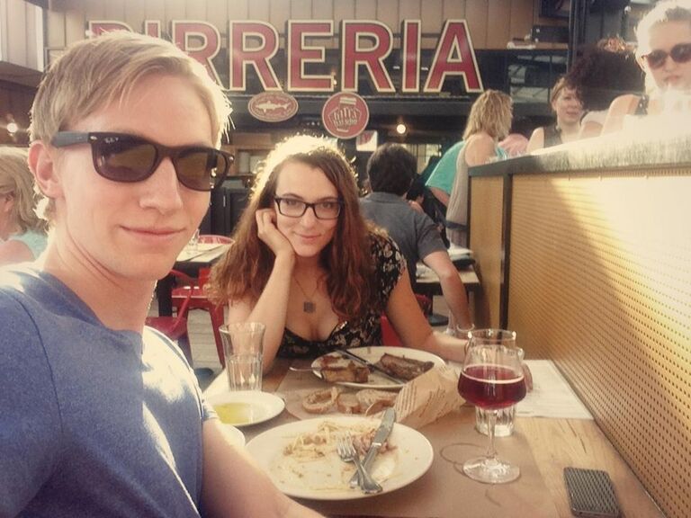 One of the many things we quickly learned we both appreciated was good food and drink!