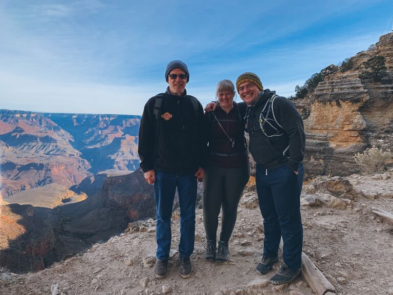 Jeff's dad came to visit and we took him to the Grand Canyon.