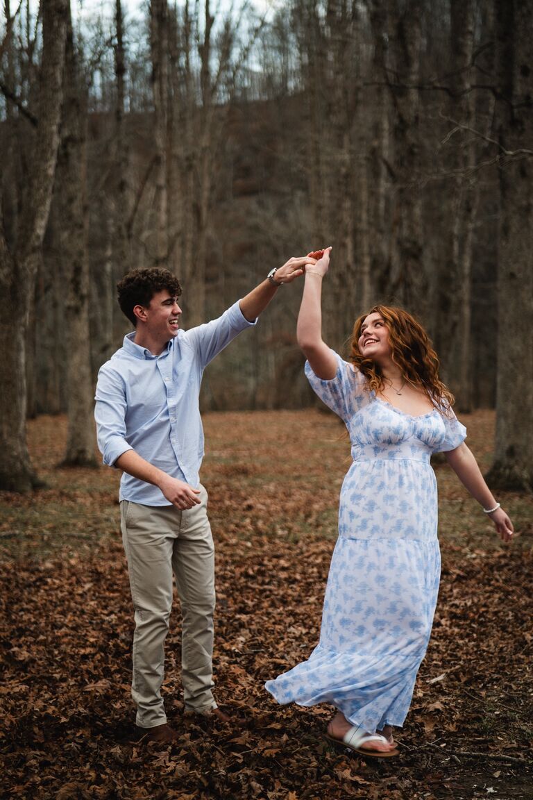 Hailey and John-Mark dancing... one of their favorite things to do together!