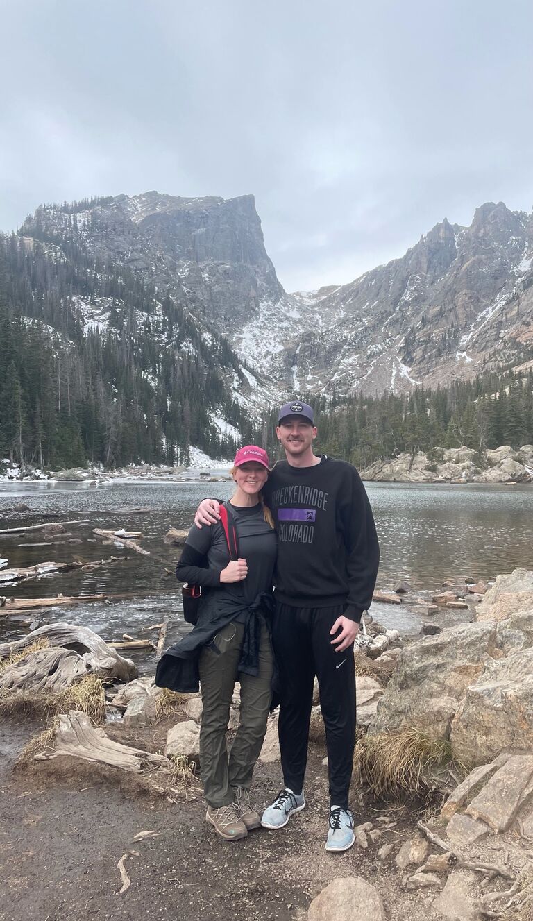 first vacation/hike (I threw up twice lol)