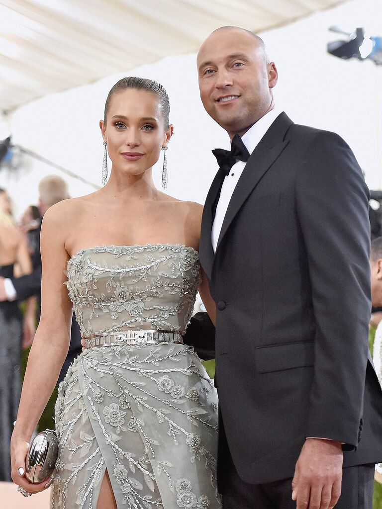 Derek Jeter and Hannah Jeter 