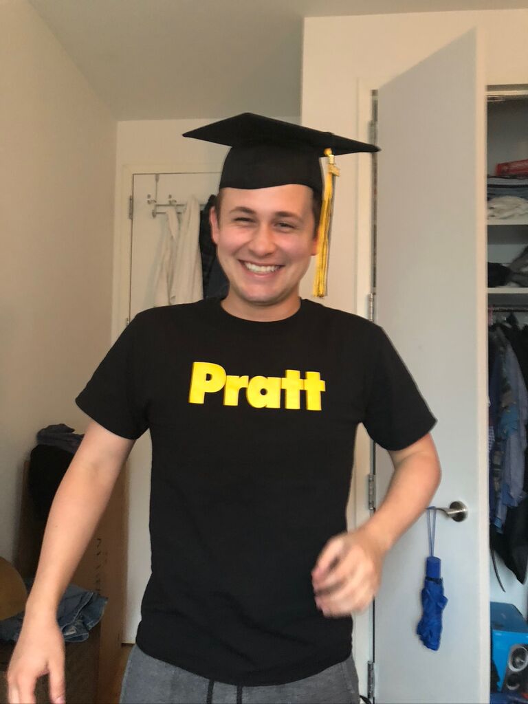 He graduated.