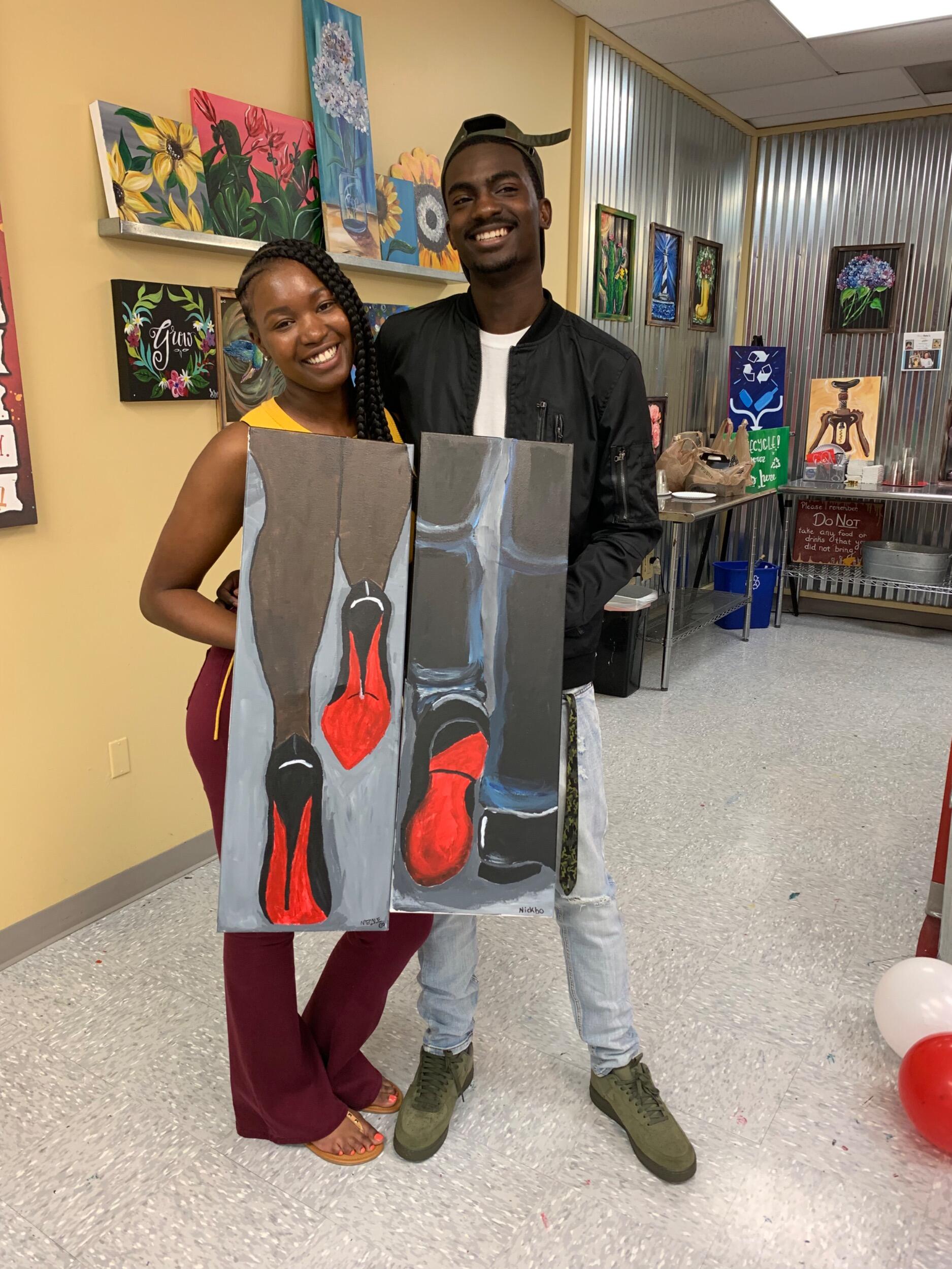 Painting with a twist Valentine’s Day weekend 