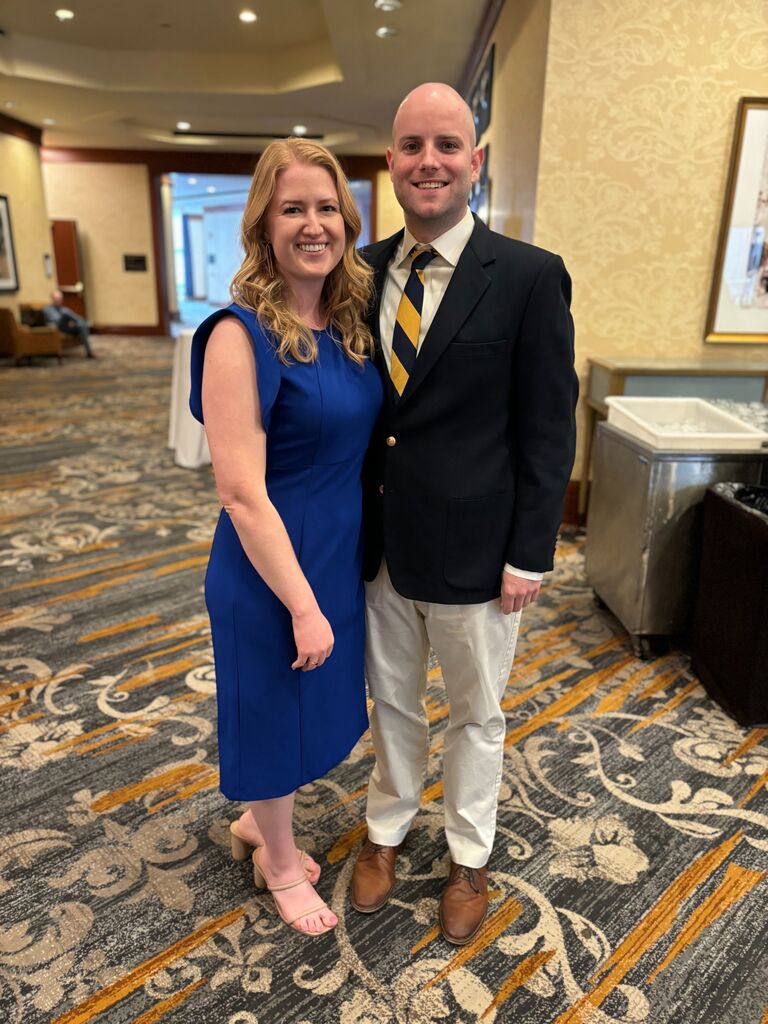 Our first wedding together!