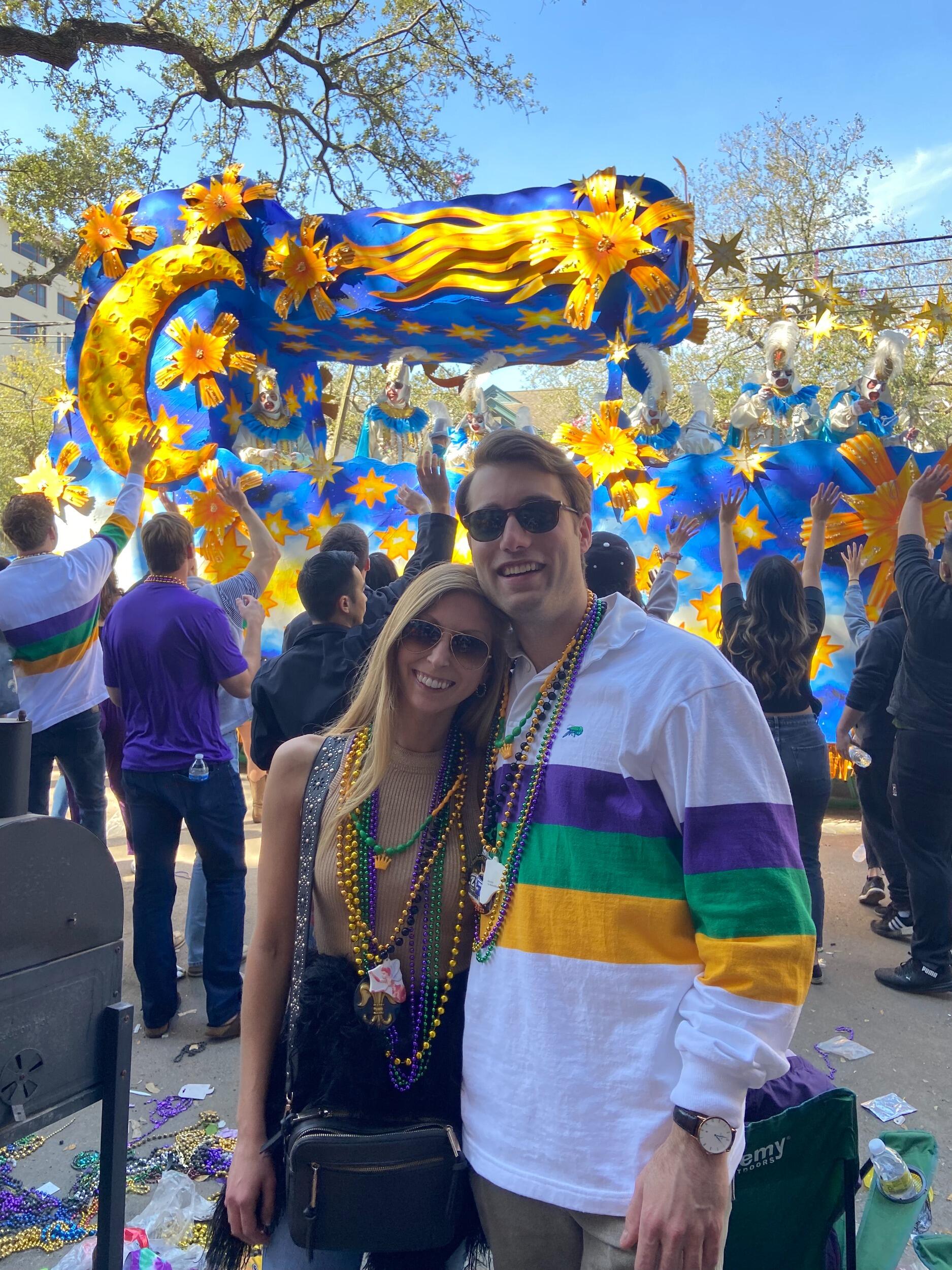 Mardi Gras Day in New Orleans and the day we decided to move to Baltimore for Greg to do his research year at Johns Hopkins