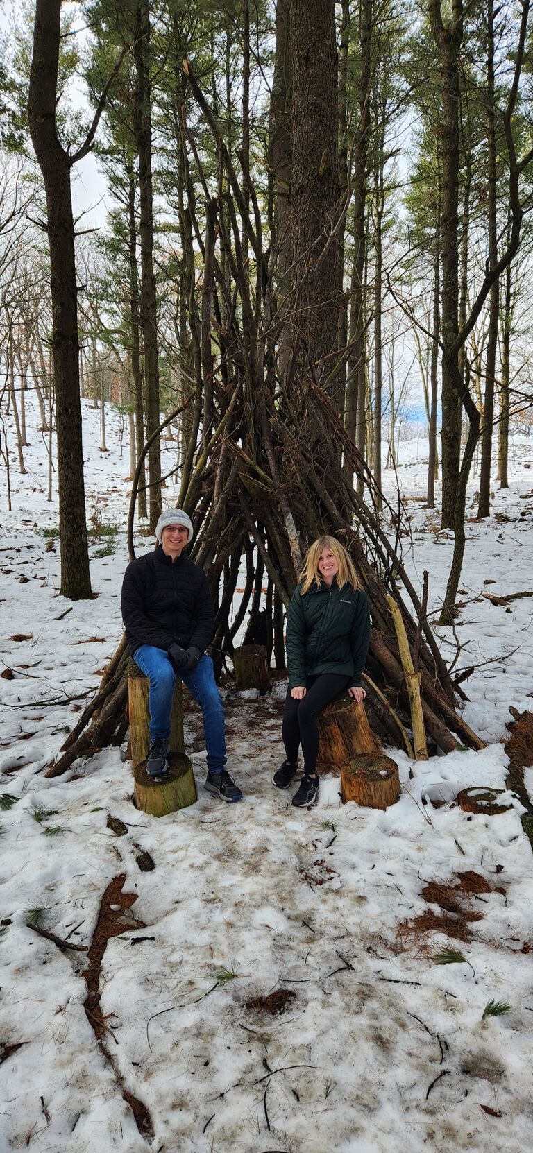 Winter hike at Lapham Peak! 