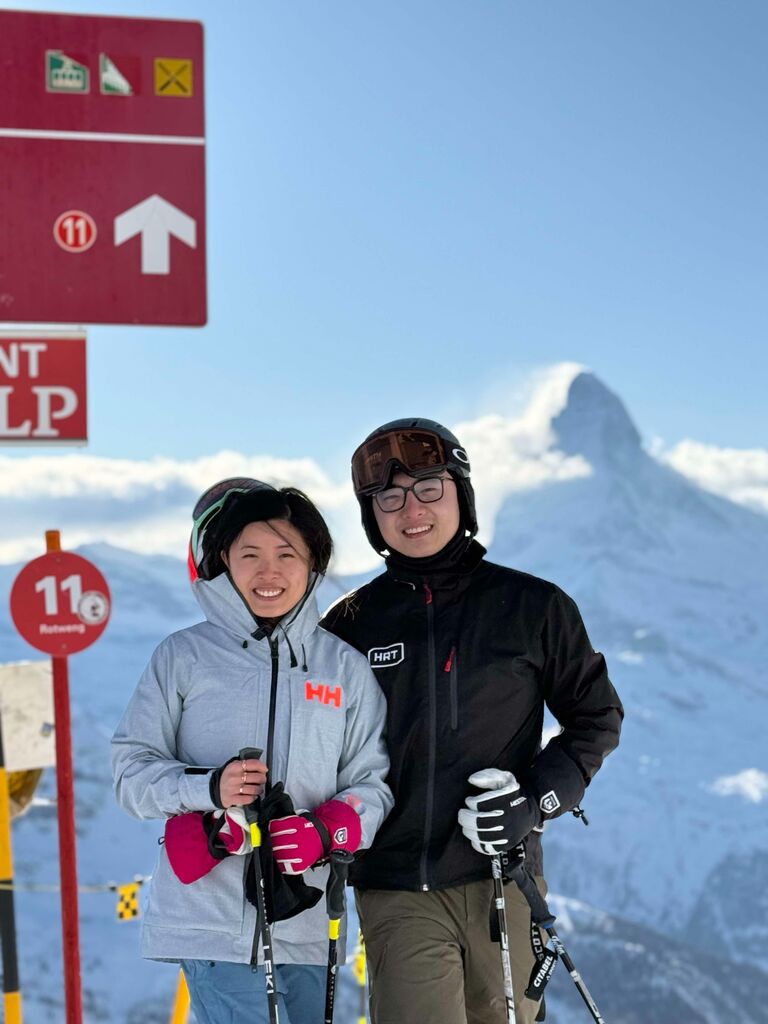 Skiing in Zermatt for Valentine's Day!