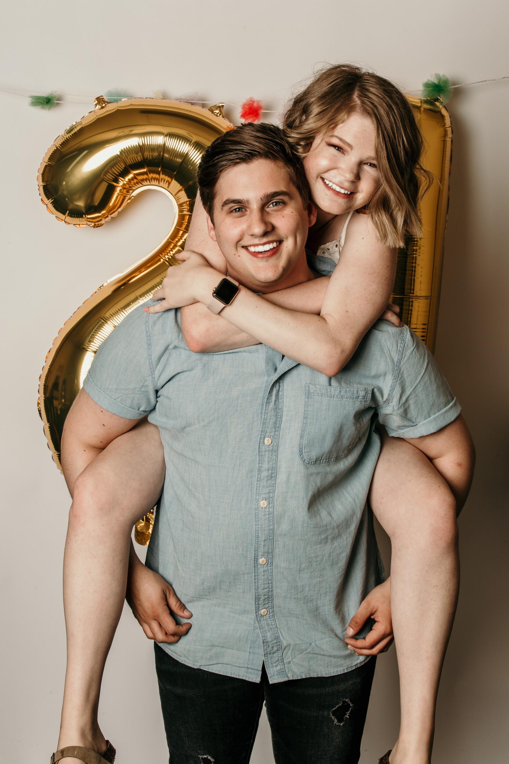 Celebrating Bay's 21st in Nashville.