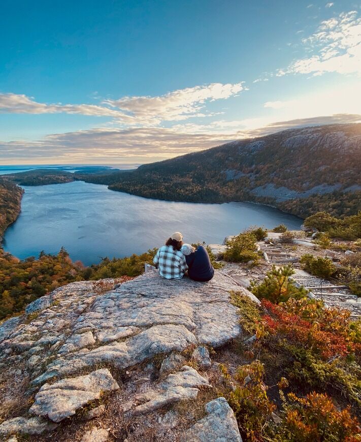 We hiked to the summit of South Bubble Mountain and Kieler proposed at the top!