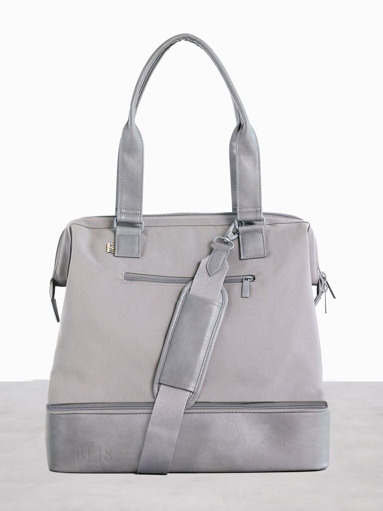 BEIS mini weekender bag in grey gift for wife
