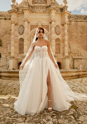 Sparkling Lace Ball Gown with Sweetheart Neck and 3D Appliqués