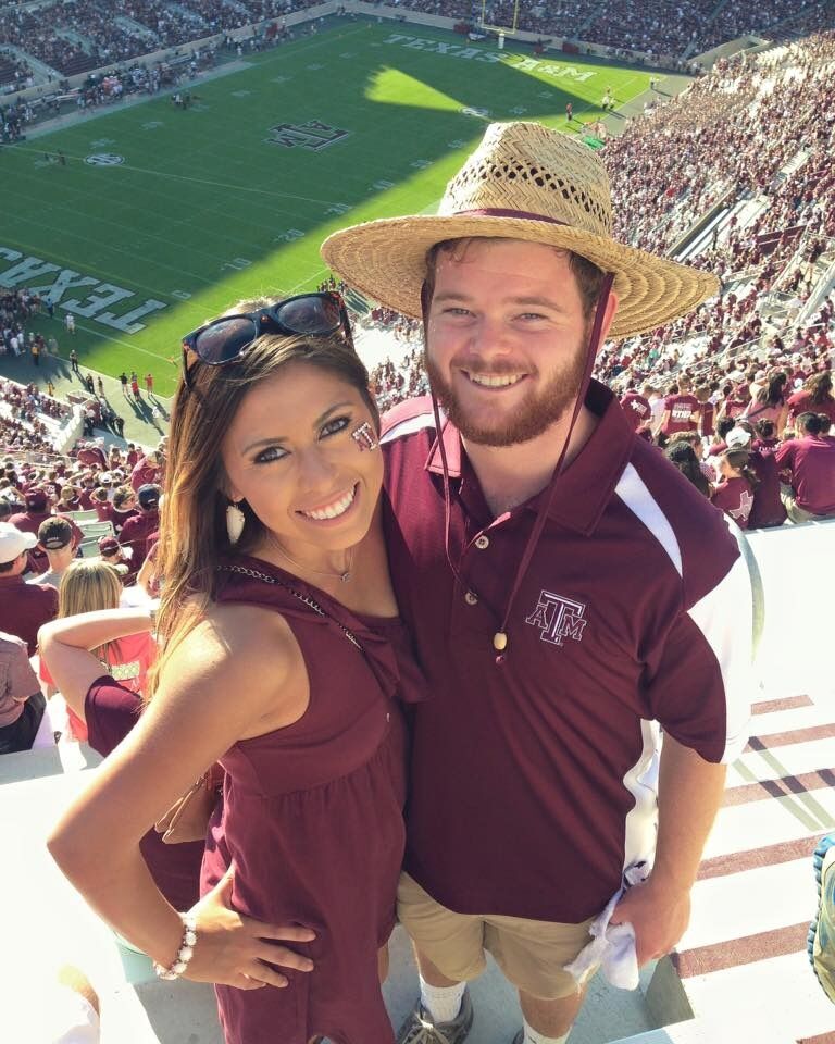 Savannah knew she ultimately wanted to attend Texas A&M. Ian's presence in College Station made the decision to hang up the track cleats and move to College Station so much easier. 